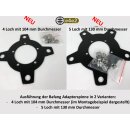 Kettenzahnrad Adapter Spinne  5 Loch vorne für...