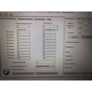 USB Kabel Programmieren Bafang BBS01 BBS02 BBSHD-Laufwerk Motor USB Kits Software