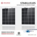 STABILUS105 916 x 715 x 7mm 105Wp RIXIN Glas-Glas bifacial