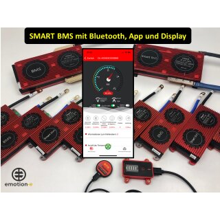 SMART BMS BT LiFePo Daly 100A 200A 4s 12V 8s 24V 12s 36V 16s 48V Bluetooth Batteriemanagement