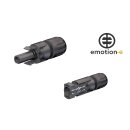 PV DC Stecker Satz (+ und -)  MC4 3-6 mm