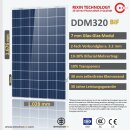 DDM320 1026 x 1676 x 7mm 320Wp Glas-Glas bifacial mit...