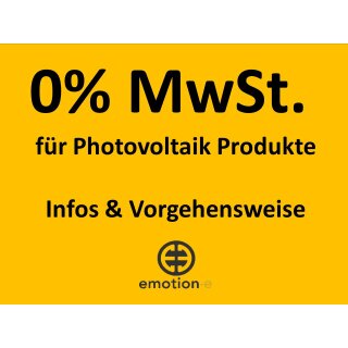 Entfall MwSt. &Ouml;sterreich - Info f&uuml;r Endkunden